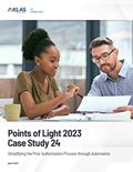 Points of Light 2023 Case Study 24: Simplifying the Prior Authorization Process through Automation Report Cover Image