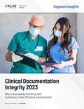Clinical Documentation Integrity 2023: Who Is Successfully Partnering with Customers to Drive Efficiency and Outcomes?) Report Cover Image