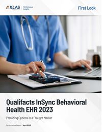 Qualifacts InSync Behavioral Health EHR 2023