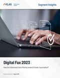 Digital Fax 2023: How Are Advanced Users Moving toward Next-Generation Discrete Data Extraction?) Report Cover Image