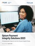 Optum Payment Integrity Solutions: First Look 2023 Report Cover Image