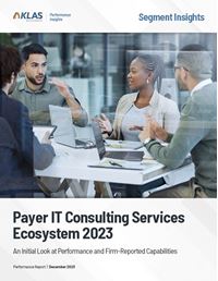 Payer IT Consulting Services Ecosystem 2023