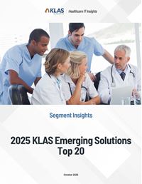 2025 KLAS Emerging Solutions Top 20