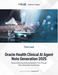 Oracle Health Clinical AI Agent Note Generation 2025