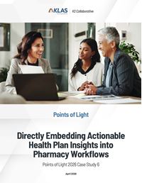 Directly Embedding Actionable Health Plan Insights into Pharmacy Workflows